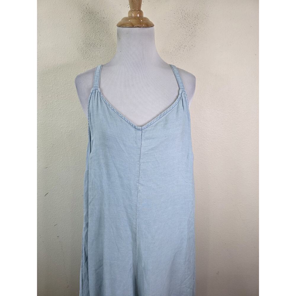 Vince Camuto Womens Size XL Tie Side Wide Leg Rayon/Tencel Jumpsuit 2 Piece - Picture 3 of 16